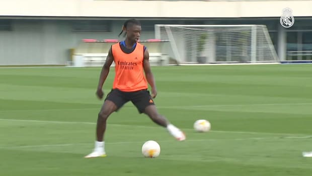 Karim Benzema, Thibaut Courtois, David Alaba and Luka Jović return to training
